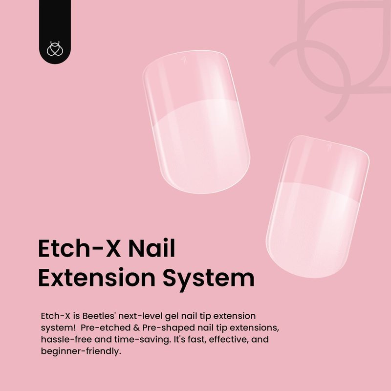 Beetles Gel Nail Tips 288 pcs Extra Short Square Nail Tips 12 Sizes Full Cover Gel Press On Nails Half Matte Acrylic Square Fake Nail Extension Set for Women Home DIY