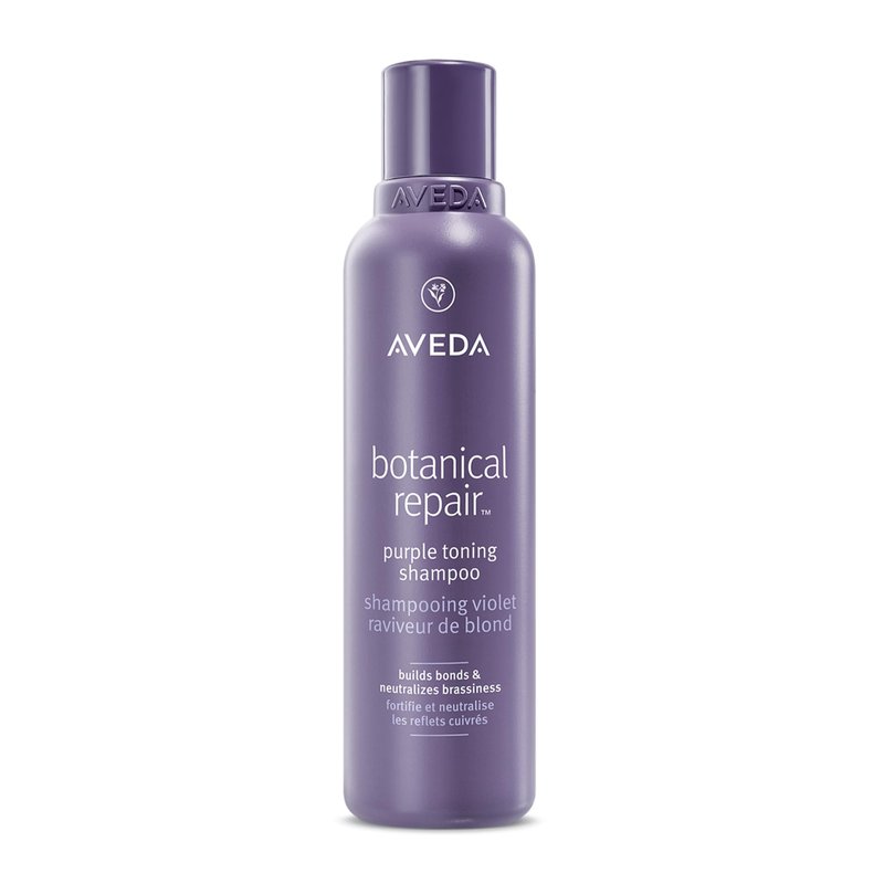 Aveda Botanical Repair Purple Toning Shampoo | For Blonde, Silver, Grey Hair | Reduces Brassy Tones | Silicone Free | 96% Naturally Derived*, 6.7 fl oz