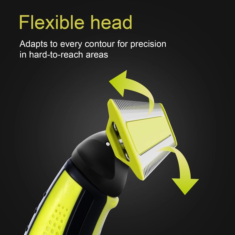3X Replacement Blade Head Set Compatible with Philips OneBlade Shaver QP2520/QP2630