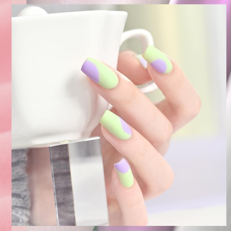 Pastel Gel Nail Polish Set - 8 Soak Off Colors for Salon & DIY Nail Art | Pink, Green, Blue