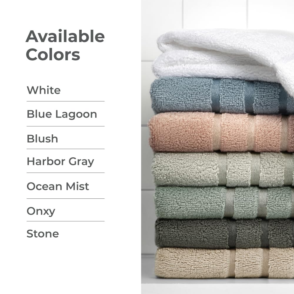 Cariloha Bath Sheet | Onyx | 40"x72" | Turkish Cotton & Viscose Material Blend | Extra Smooth, Odor Resistant and Highly Absorbent