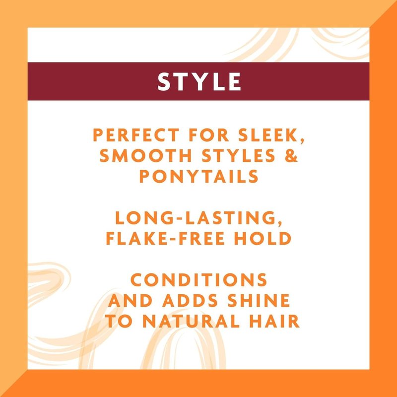 Cantu Extra Hold Edge Stay Gel - Shea Butter Formula for Strong Hold | 2.25 oz (Pack of 2)