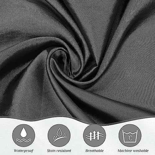 Leumoi 8 Pcs Salon Robes Hair Cape Salon Client Gown Robes Cape with Pockets for Clients Women (Gray)
