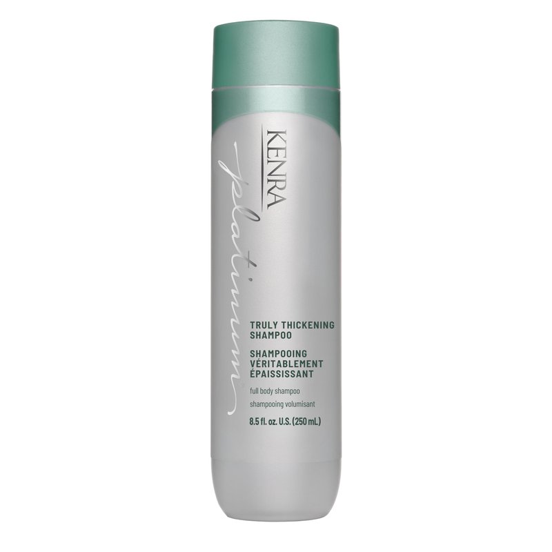 Kenra Platinum Truly Thickening Shampoo | Volumizing + Fuller-Looking Hair | Adds Body | Lightweight | for Fine & Thin Hair | Sulfate Free | Color Safe 8.5oz