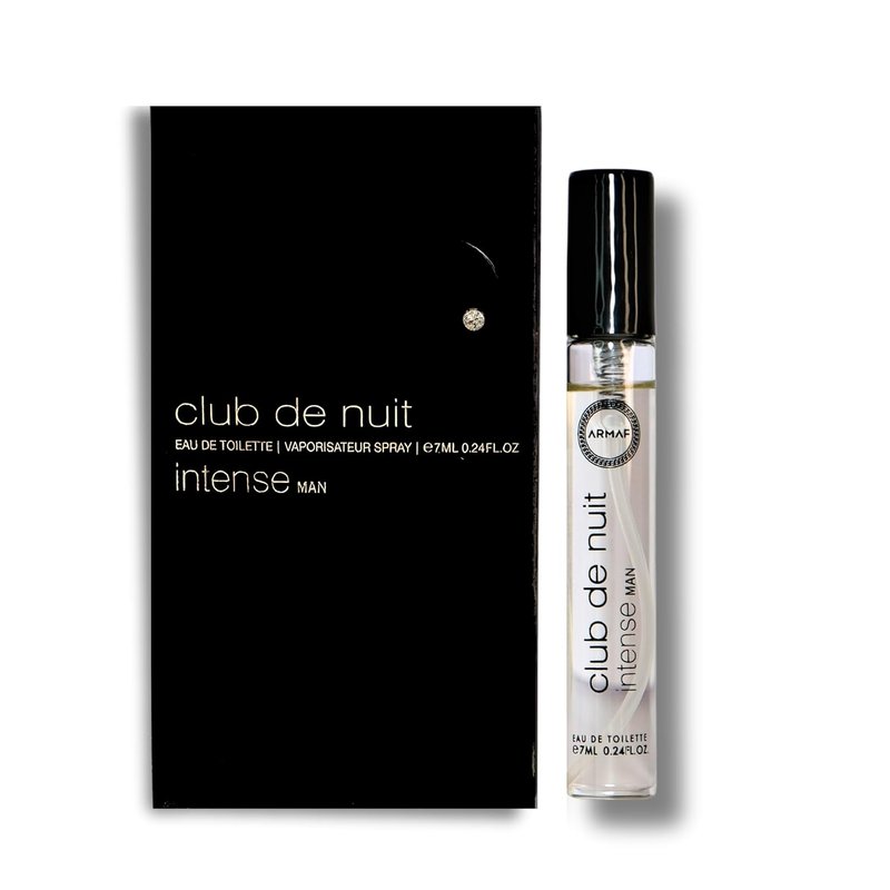 Armaf Club De Nuit Intense - Fruity Floral Woody Amber Eau de Toilette Spray for Men | 0.24 oz / 7 ml