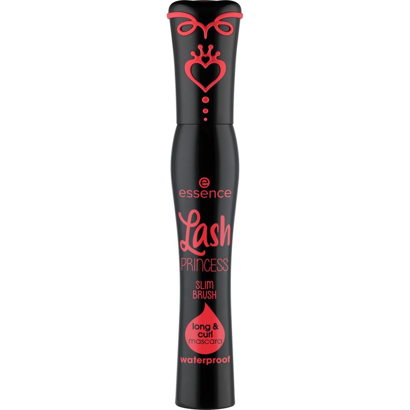essence | Lash Princess Slim Brush Long & Curl Mascara| Extreme Waterproof with Slim Fiber Brush | Vegan & Cruelty Free