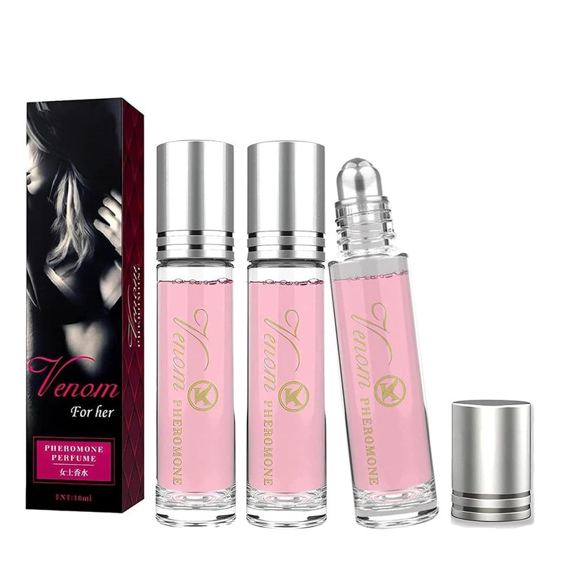 3Pcs Lunex Phero Perfume, Verola Perfume for Women, Women Pheromone Perfume, Specially Designed For Women, Portable Perfume Long Lasting Female, Roll On Perfume Phero Oil.