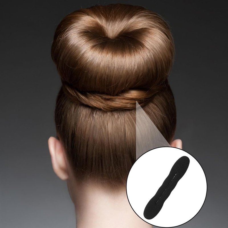 Skiennix Hair Bun Maker - 9 Pcs Magic Snap Roll Foam Sponges for Effortless Styling | Ideal for Ballet & French Twist