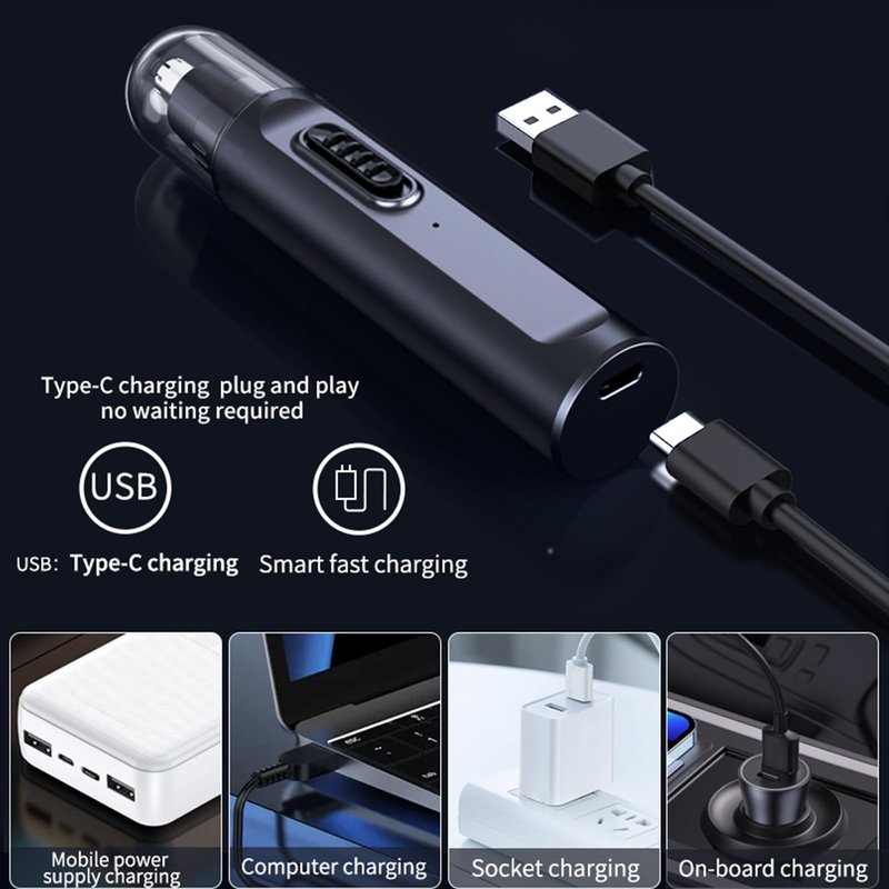 EXMYSO Nose Hair Trimmer for Men Women, USB Rechargeable Electric Ear Nose Hair Trimmer Clipper, Professional IPX7 Waterproof Dual Edge Blades for Easy Cleaning