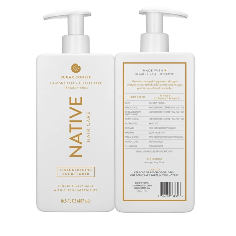 Native Shampoo & Conditioner Set - Limited Edition Sugar Cookie Scent | Nourishing & Moisturizing