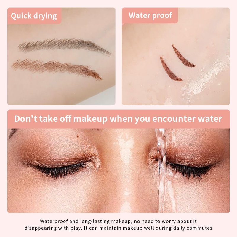 2 PCS Dual-Ended Eyeliner Stamp, Easy to Apply Cat Eye Stamp with L/R Markings, Waterproof & Smudge-Resistant, Beginner-Friendly Winged Eyeliner (Black)
