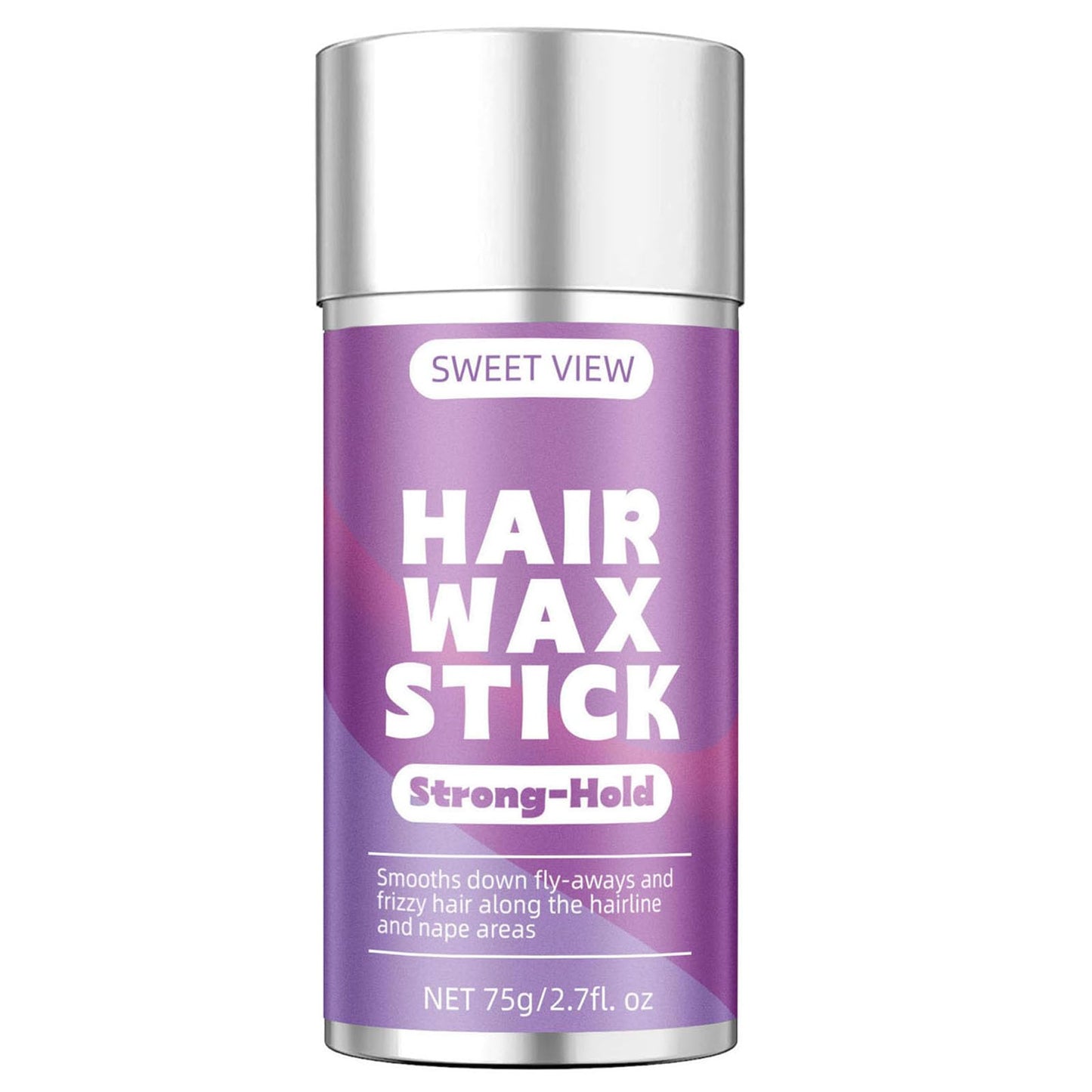 SWEET VIEW Hair Wax Stick, Slick Back Hair Pomade/Balm/Gel for Tame Flyaways, Frizz, Sleek Ponytails, Buns, Styling Accessory for Women, Teen Girls
