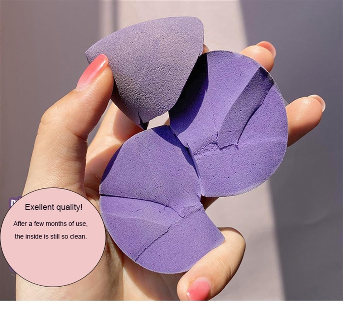 Stianiiile Makeup Sponge Set of 4, Latex Free, Blender Beauty for Liquid, Cream, and Powder, Soft and Flexible, Beauty Sponges,Super Soft Beauty Cosmetic