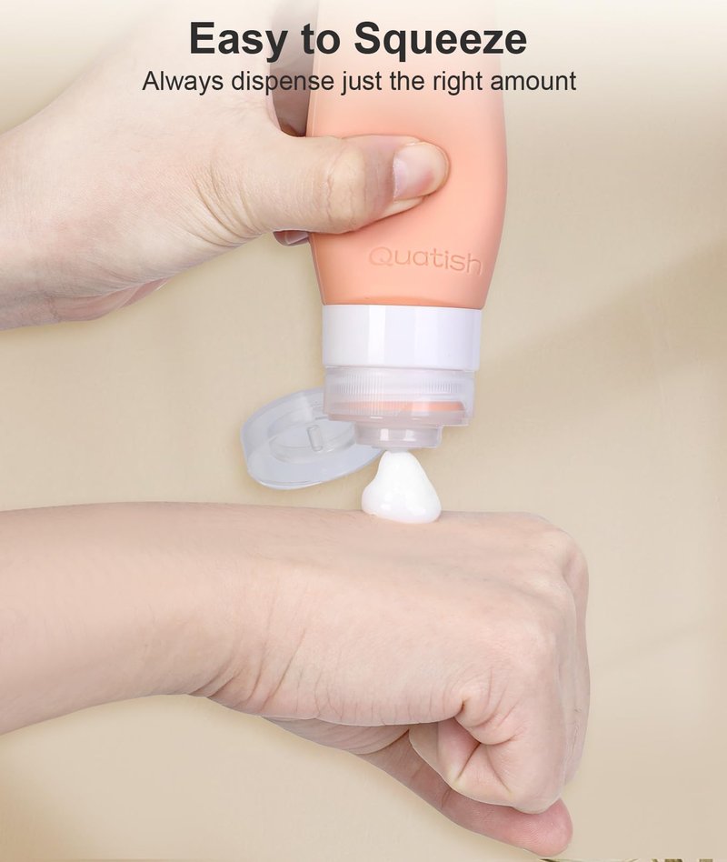 20 Pack Travel Bottles for Toiletries, Original Patented, TSA Approved Travel Size Containers, Leak Proof Silicone Shampoo and Conditioner Bottles Women & Men, Airplane Cruise Essentials, Multi