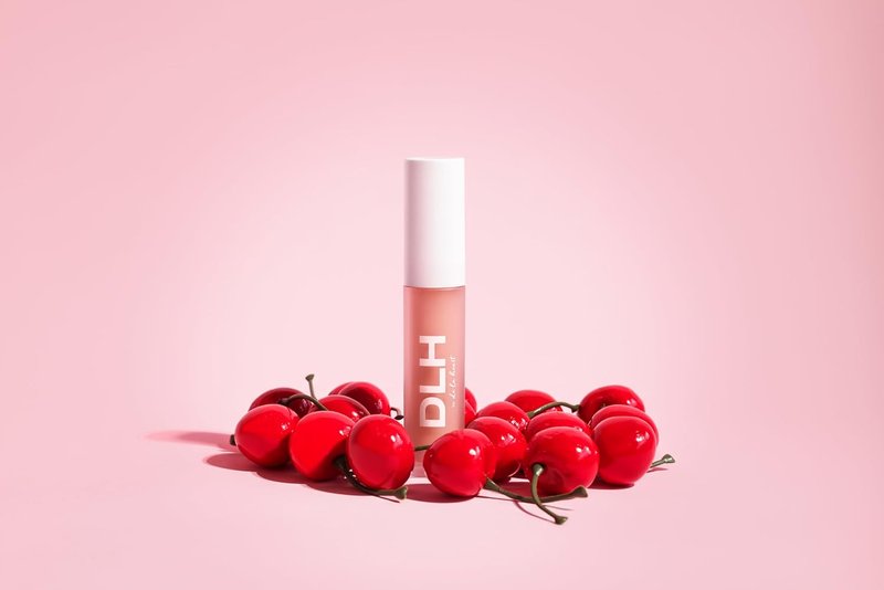 De La Heart Lip Oil Hybrid - Pink Latte | Hydrating Tinted Lip Oil with Antioxidants & Hyaluronic Acid