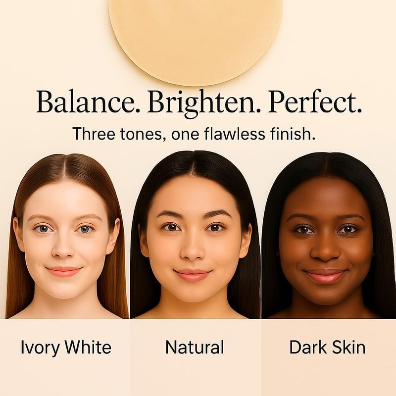 Blanc Cover Cream Stick – Korean Color Changing Foundation Stick with Volufiline & Collagen – Concealer Foundation Sticks for Dewy Skin– Makeup Foundations Sticks with Detachable Brush (Natural)