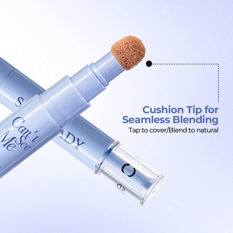SACE LADY Full Coverage Concealer - Brightening Serum for Blemishes & Dark Circles | 24 Hr Hydration (03 Light Natural)