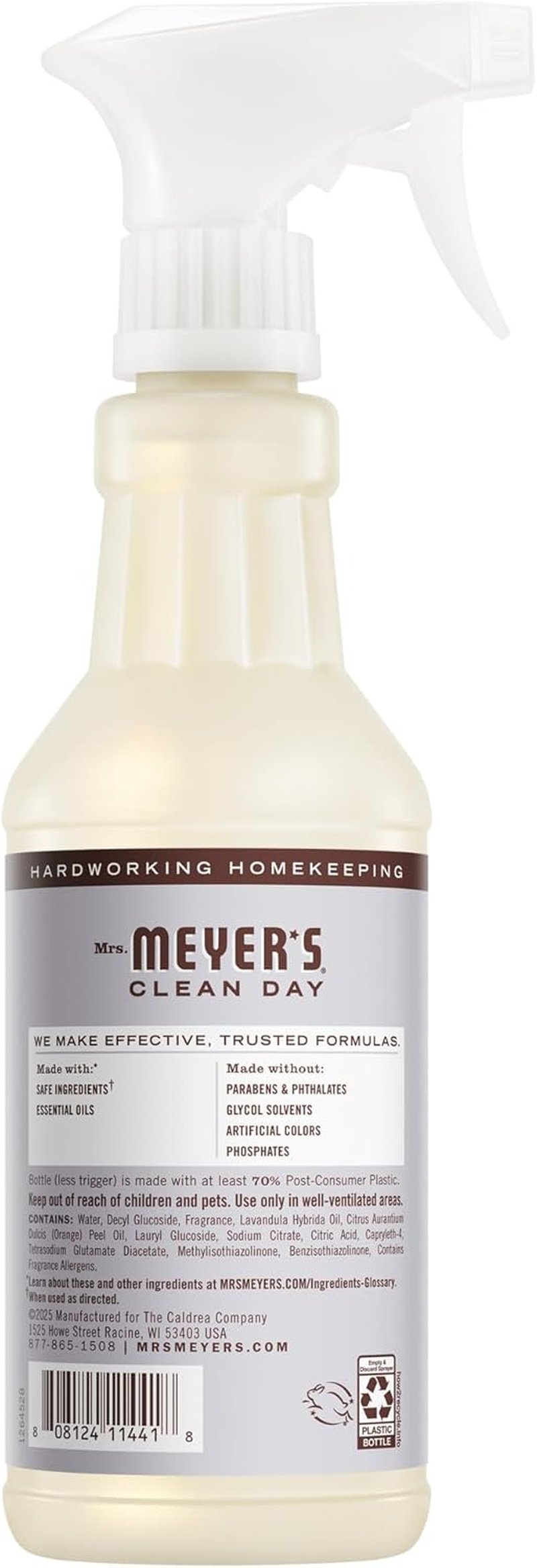 Mrs. Meyer's Clean Day Multi-Surface Cleaner - Lavender Scent, 16 Fl Oz Bottle | 3 Pack