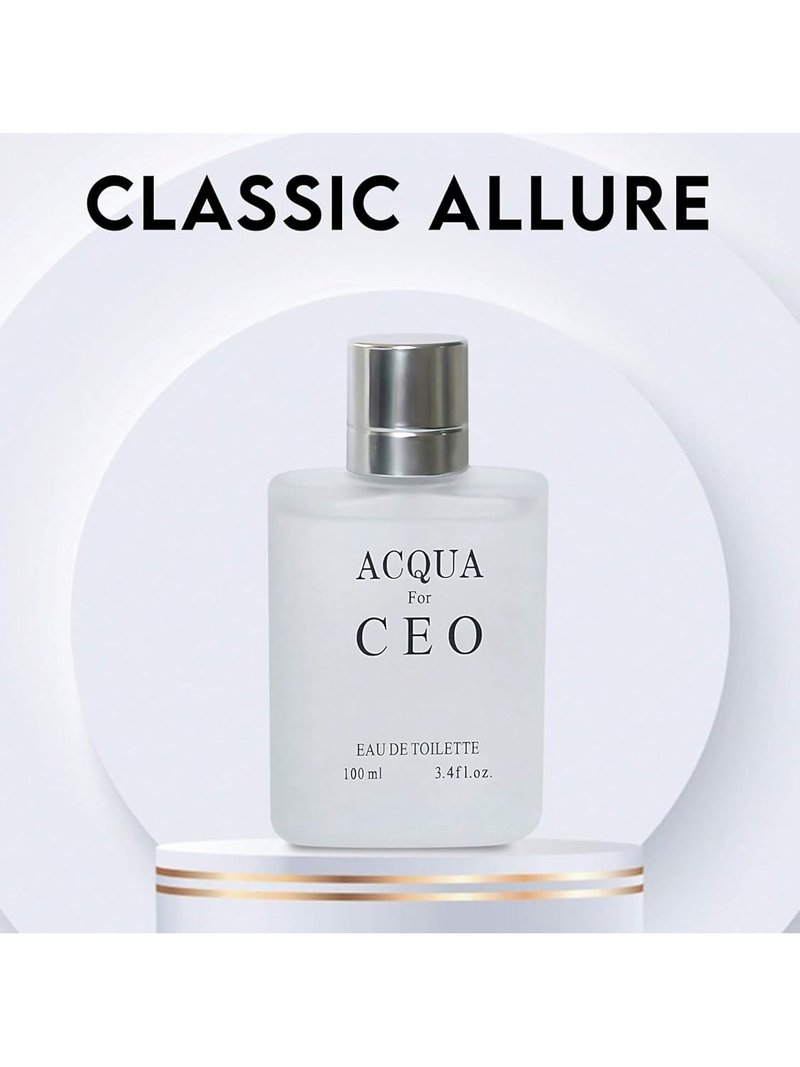 Men's Cologne - Acqua CEO Eau De Toilette EDT Spray | 3.4 Fl Oz