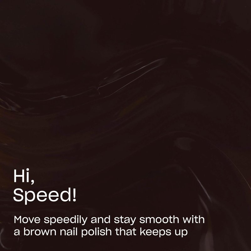 OPI RapiDry Hi, Speed! | Opaque Dark Brown Crème Quick Dry Nail Polish | Vegan, Smudge Proof, Fast Drying