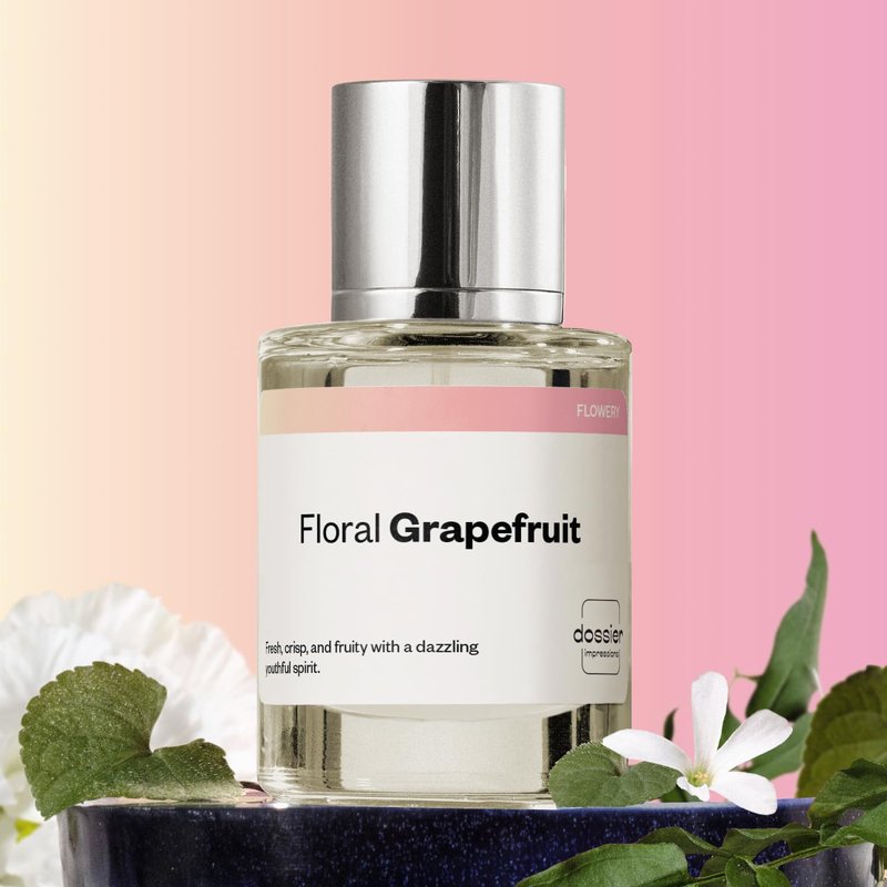 Dossier Floral Grapefruit Eau de Parfum | Inspired by Chance Eau Tendre | Long-Lasting Feminine Fragrance - 1.7 fl oz (50ml)