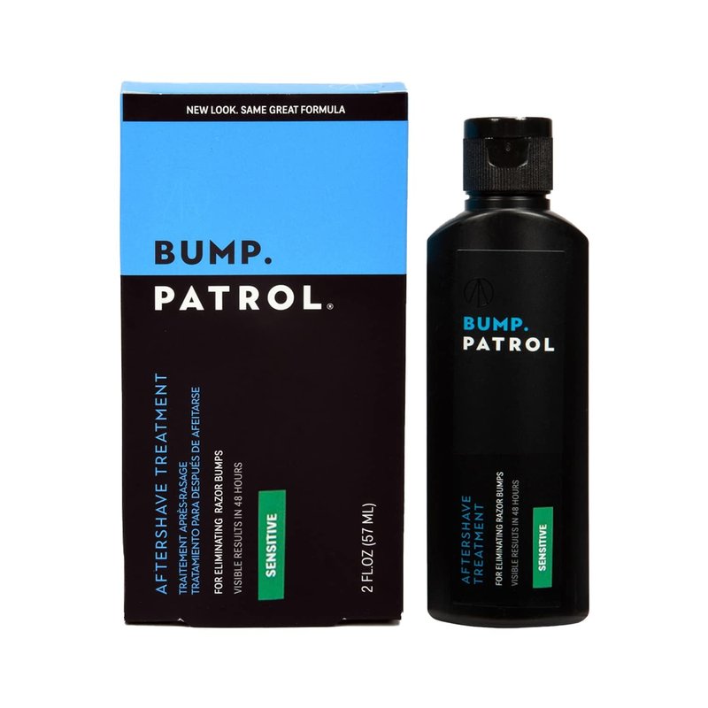 Bump Patrol Sensitive Strength Aftershave Treatment Serum – Razor Bump Stopper and Ingrown Hair Treatment for Men and Women, Alcohol Free Ingrown Hair Serum for Sensitive Skin