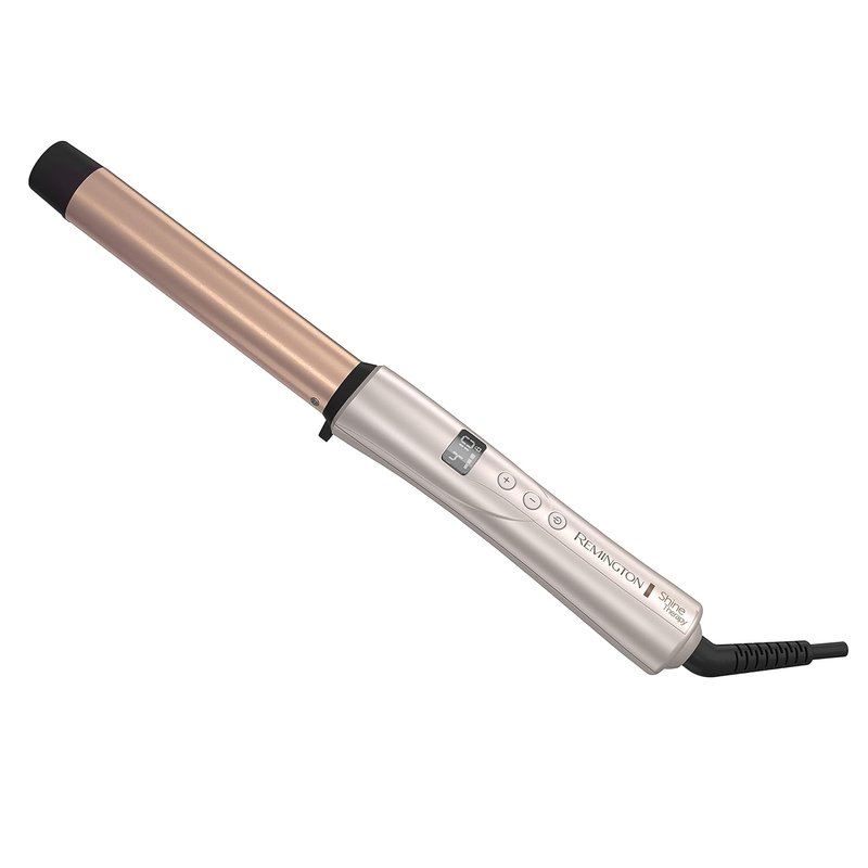 Remington Shine Therapy Curling Wand - 1 Inch Argan Oil & Keratin Infused for Loose Waves | Includes Heat Glove