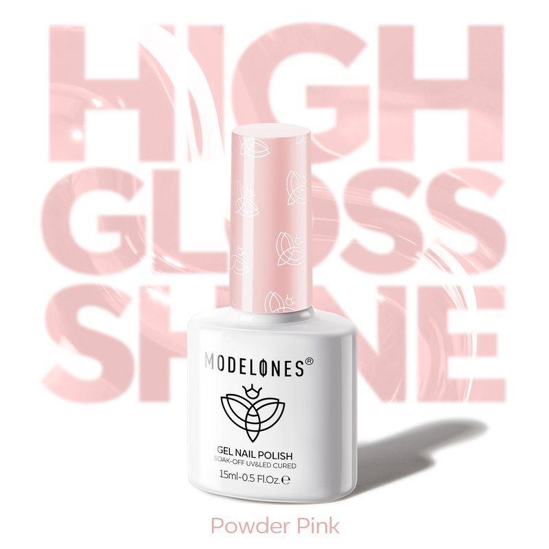 modelones Pink Gel Nail Polish 15ML, Hema Free Summer Pastel Soak-Off UV Gel Polish - 28+Days Long-Lasting Nail Art DIY Manicure Kit Home Salon Women Gifts