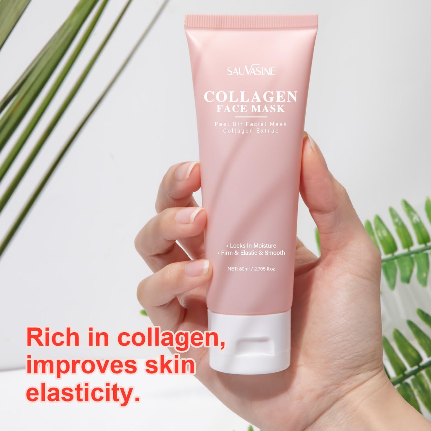 Ueseinl Collagen Wrapping Peel-Off Mask Overnight, Collagen Night Wrapping Face Mask, Hydrates & Firming Face Mask for Moisturizing & Tightening, Glowing Skin