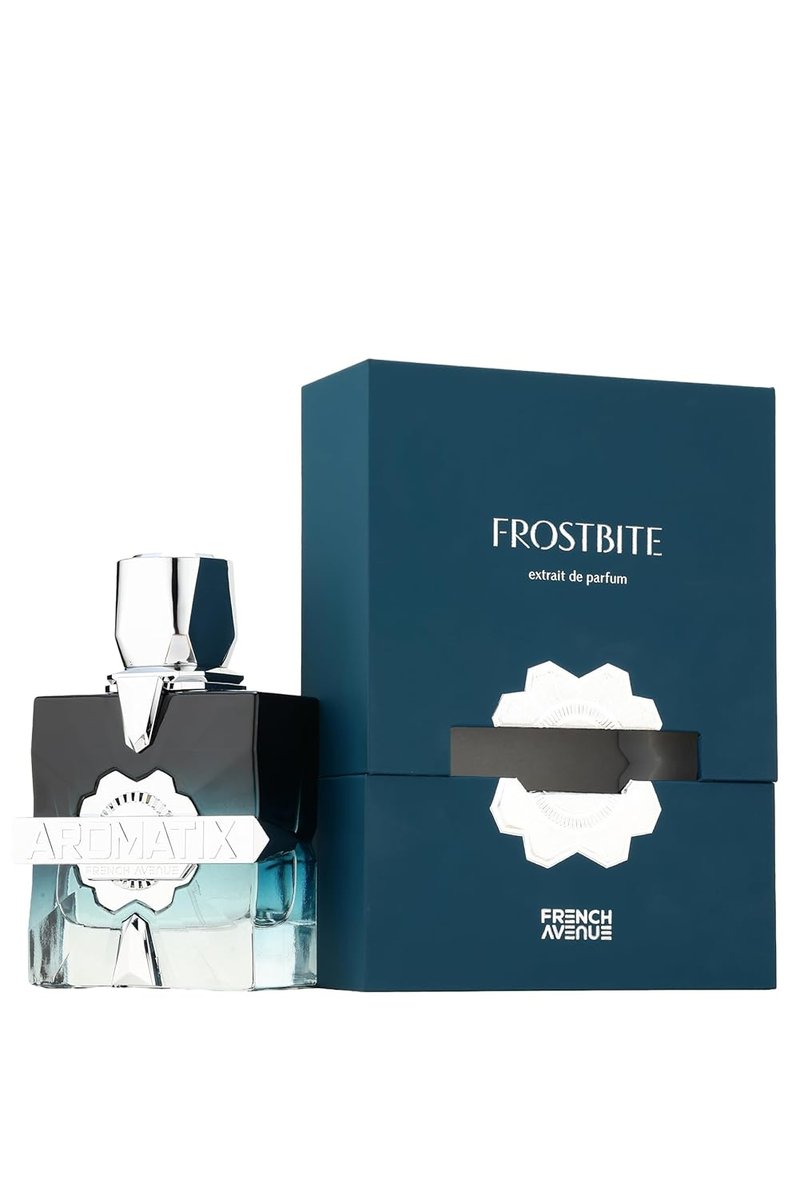French Avenue Frostbite Aromatix X Extrait de Parfum, Woody Aromatic Fragrance with Mango, Bergamot, Jasmine, Vanilla, Patchouli, 100ml, for Women and Men