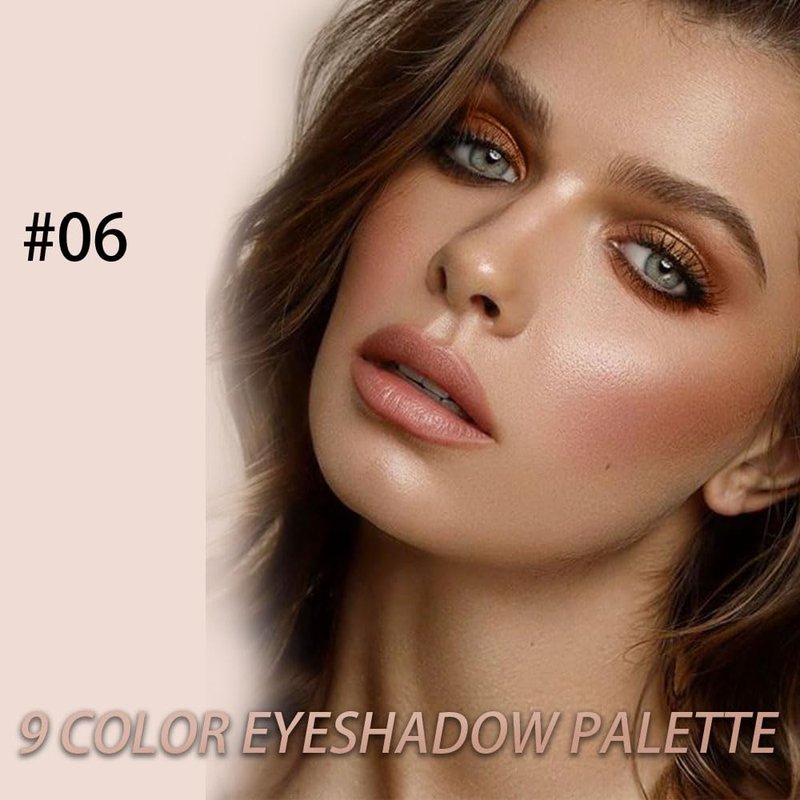 CAKAILA Neutral Nude Brown Smokey Eye Shadow Palette,Rose Gold Bronze Naked Cream Eyeshadow Palette Makeup,Natural Eyeshadow for Eyes Long Lasting Naturing-Looking