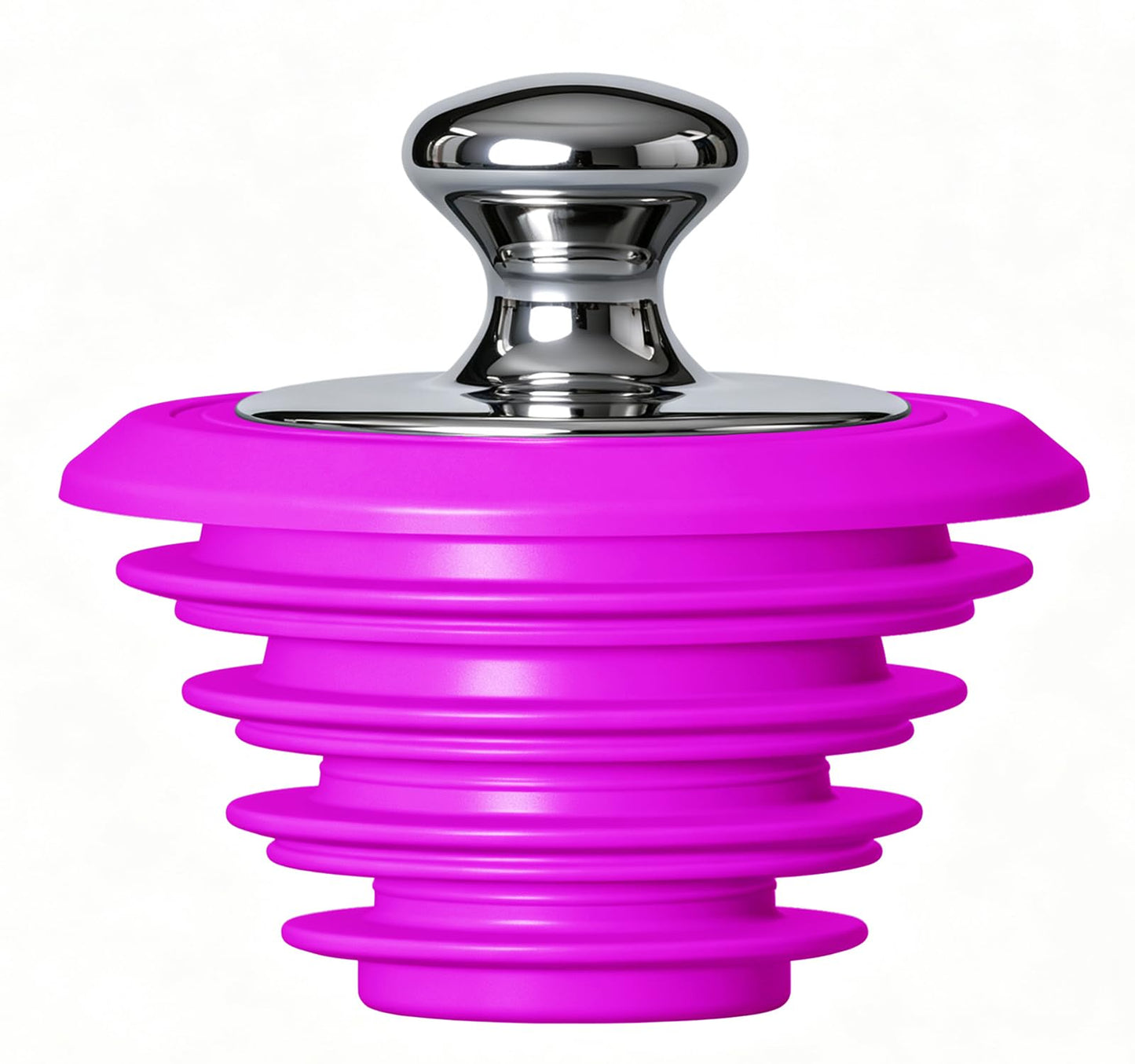 Bathtub Drain Stopper,Silicone Bathtub Stopper, Tub Stopper, Washbasin Drain Plug,Drain Plug (Pink，Patented Product)
