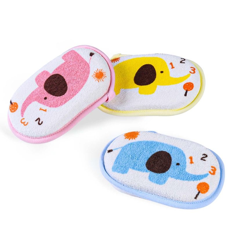 OBTANIM Baby Bath Sponge Soft Foam Scrubber Natural Sponge for Bathing, Shower Scrubber Body Sponge for Kids/Babies/Men/Women, Set of 3