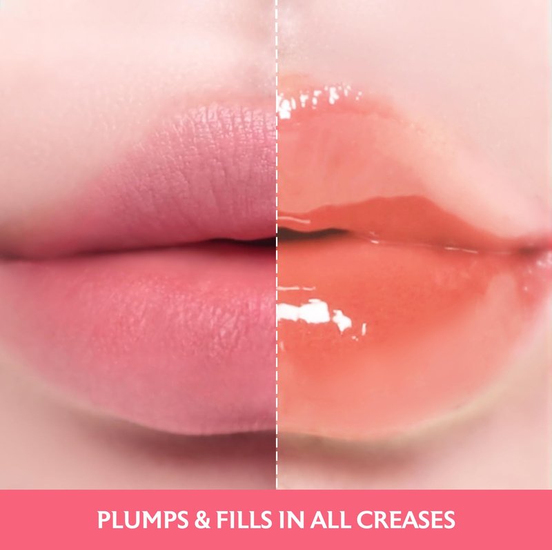 MILKTOUCH Jelly Lip Glow Tint - Hydrating Lip Gloss with Long-Lasting Moisture, Lip Stain, Lightweight, Radiant Shine, Perfect for Daily Use | Stocking Stuffers for Women (01 New Peach Bear)