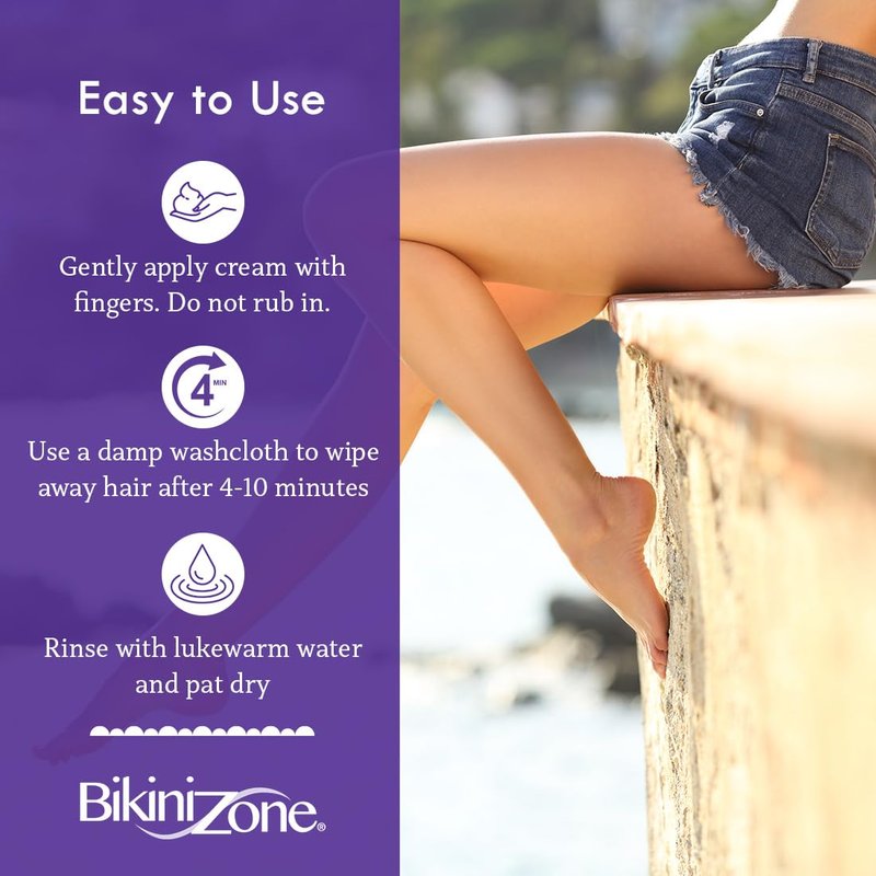 Bikini Zone Crème Hair Remover for Intimate Areas, 2 Oz, 1 Pack