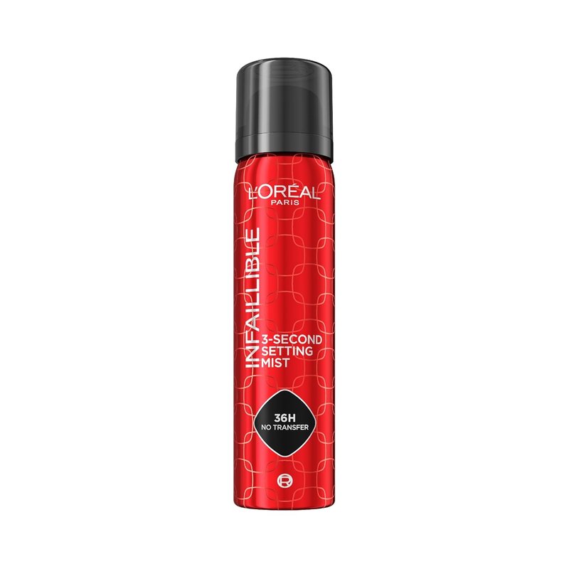 L'Oréal Paris Infaillible Setting Mist Spray - 36H Long Wear, No Transfer, 75ml