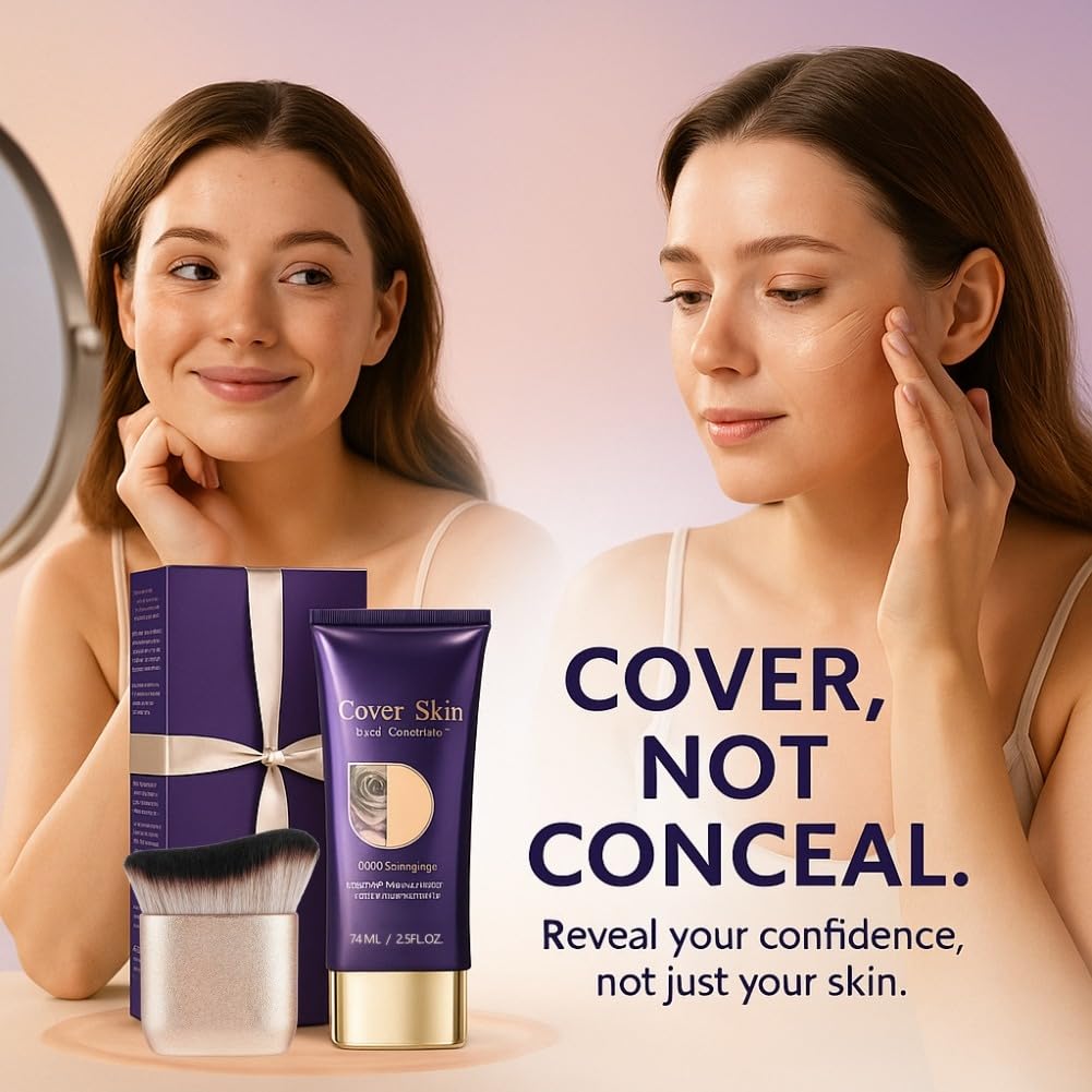 Skiennix Waterproof Body Concealer - Buildable Coverage Foundation for Uneven Skin Tone | Long-Lasting, Natural Finish