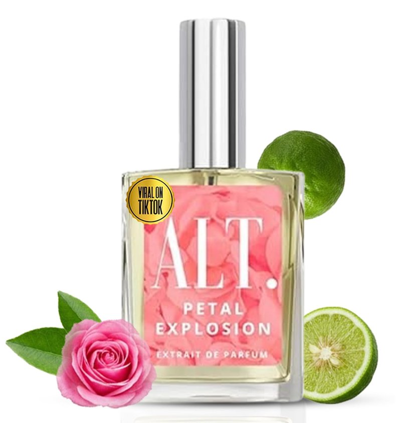 ALT. FRAGRANCES Petal Explosion - Inspired by Flowerbomb Perfume for Women, Extrait de Parfum, Long Lasting Floral Signature Luxury Women’s Fragrance, 60ml
