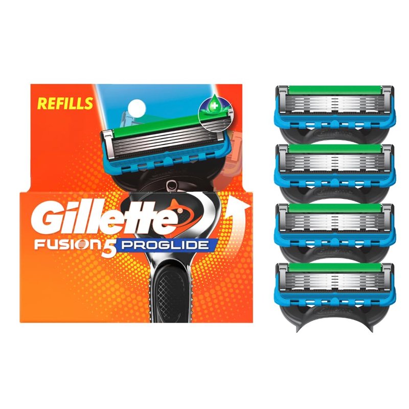 Gillette ProGlide Razor Refills - 4 Precision Blades for a Smooth Shave