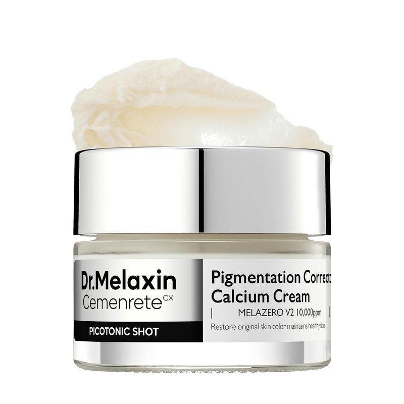 Dr.Melaxin Picotonic Shot Calcium Cream with Calcium, Intensive Brightening Cream for Even Skin Tone & Skin Clarity, Korean Skincare for Density Care, 0.88 oz