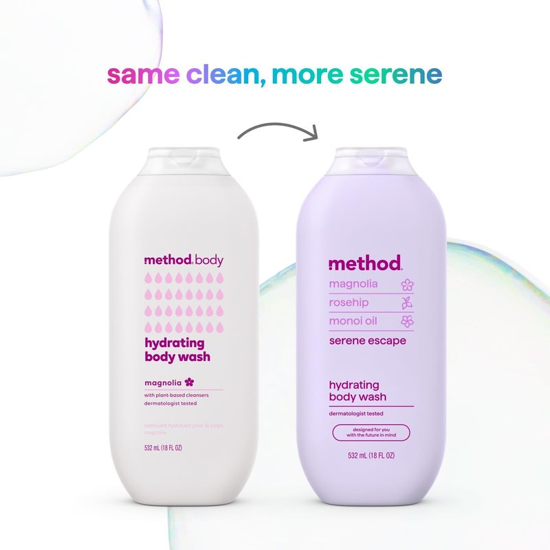 Method Body Wash - Serene Escape with Magnolia, Rose Hip & Monoi Oil | 18oz