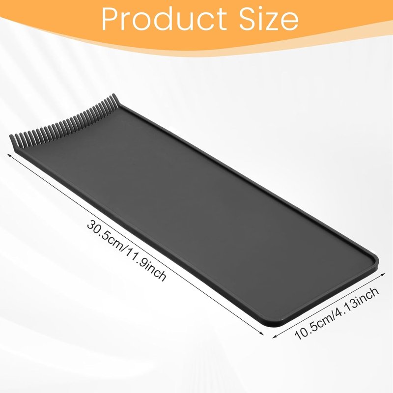 Skiennix Balayage Highlighting Board - Professional Hair Coloring Paddle with Teeth | Black