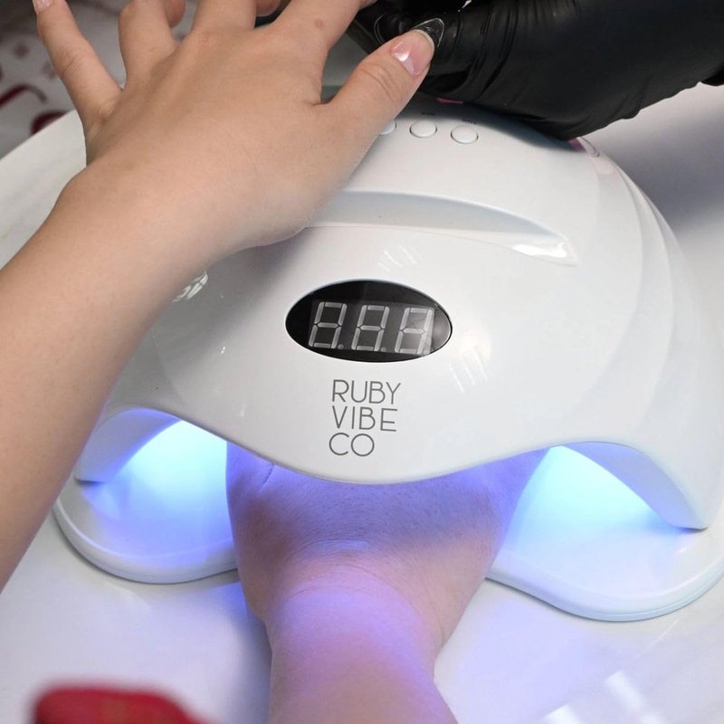 48W UV LED Nail Dryer for Gel Polish with 36 LED Beads, Phone Holder, Automatic Sensor and 4 Timer Settings for Gel Nail, Toe Nails