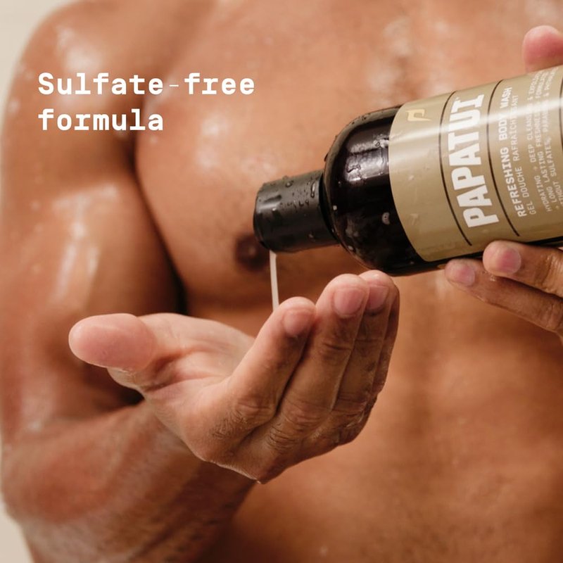 PAPATUI by Dwayne Johnson Body Wash for Men - Exfoliating & Hydrating with Coconut Oil | Lush Coconut | 18 oz