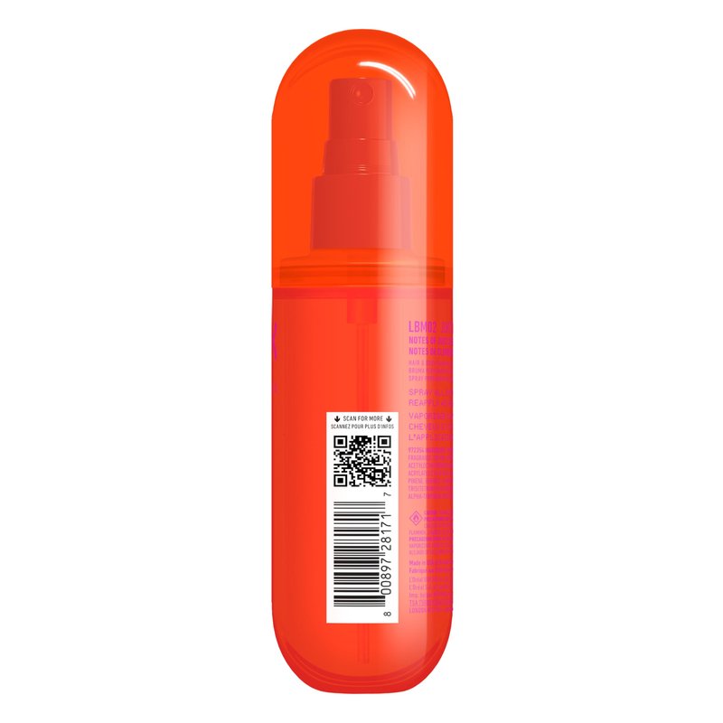 NYX PROFESSIONAL MAKEUP Fat Oil Fragrance Mist Perfume in Juicy Boo, Citrus Scented Long Lasting Hair & Body Spray With Mango & Musk Notes, Vegan & Cruelty Free, Large 5.4 fl oz