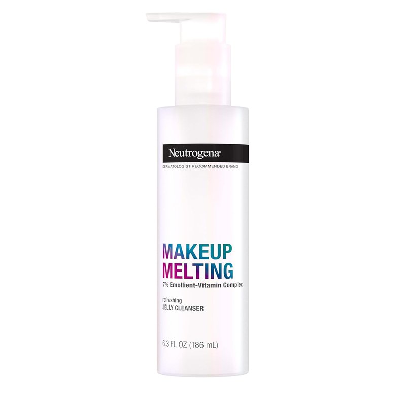 Neutrogena Makeup Melting Jelly Cleanser - Gentle Face & Eye Makeup Remover | 6.3 fl. oz, Oil-Free