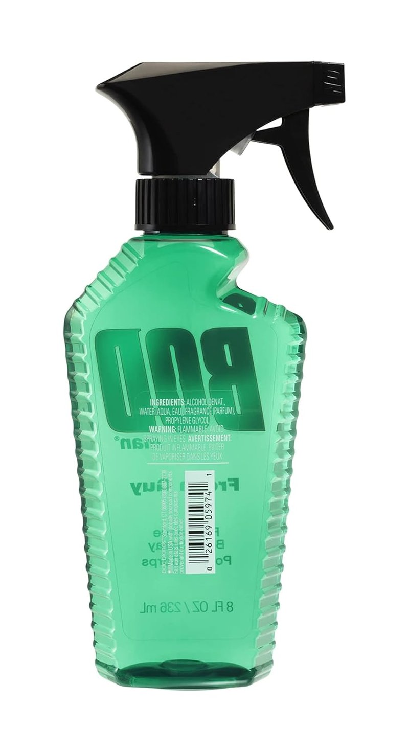 BOD Man Fresh Guy Body Spray for Men - Long-Lasting Fragrance | 8 oz (Pack of 2)