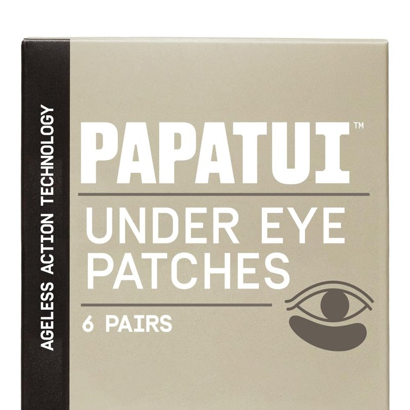 PAPATUI by Dwayne Johnson Fast-Acting Under Eye Patches for Men | Ageless Action to Reduce Puffiness, Dark Circles and Fine Lines | Made with Niacinamide, Hyaluronic Acid, Caffeine | 6ct