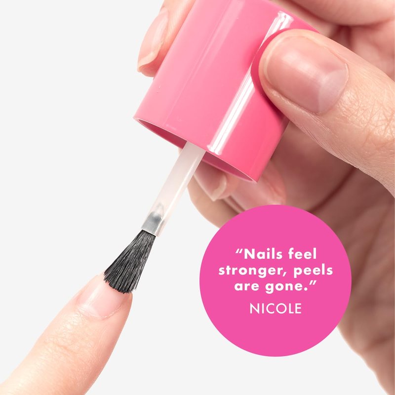 Olive & June Advanced Nail Strengthener | Powerful Treatment for Stronger, Longer Nails | Helps Prevent Chipping & Breaking | Can Be Worn Alone or Under Polish | Vegan & Cruelty-Free | 0.45 fl oz