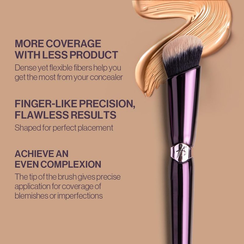 Anisa Beauty Angled Concealer Brush - Precision Application for Cream & Liquid Concealer | Soft Vegan Fiber for Flawless Blending